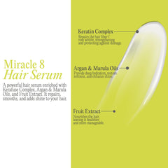 Rev320 Miracle 8 Serum packaging and tube for salon-quality home care.