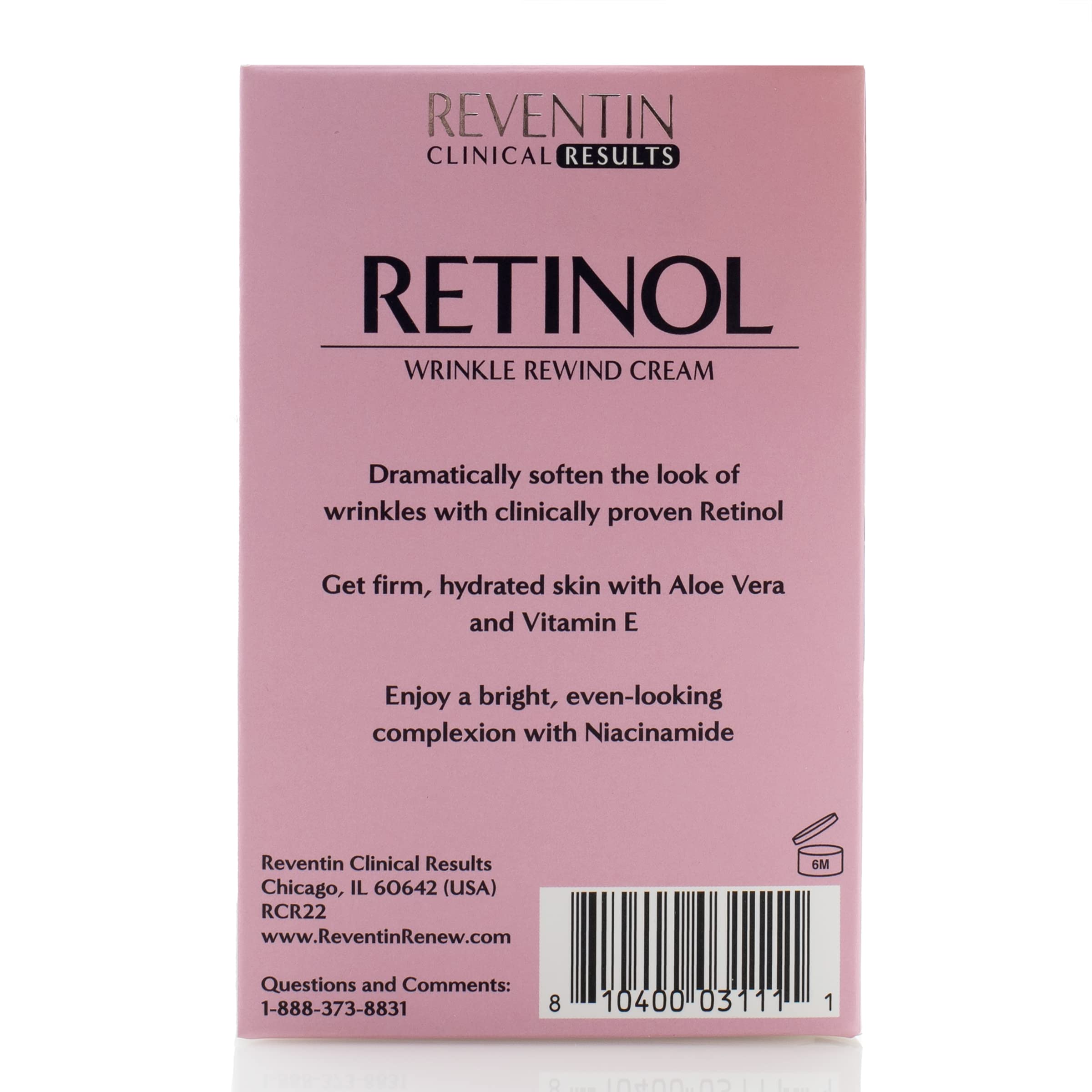 Reventin licorice root features redness reduction and even tone.