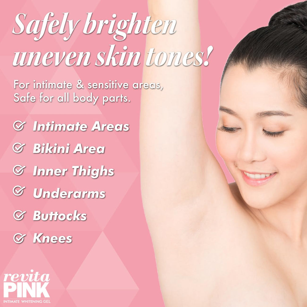 Revita PINK inner thigh brightening supports even tone in sensitive regions