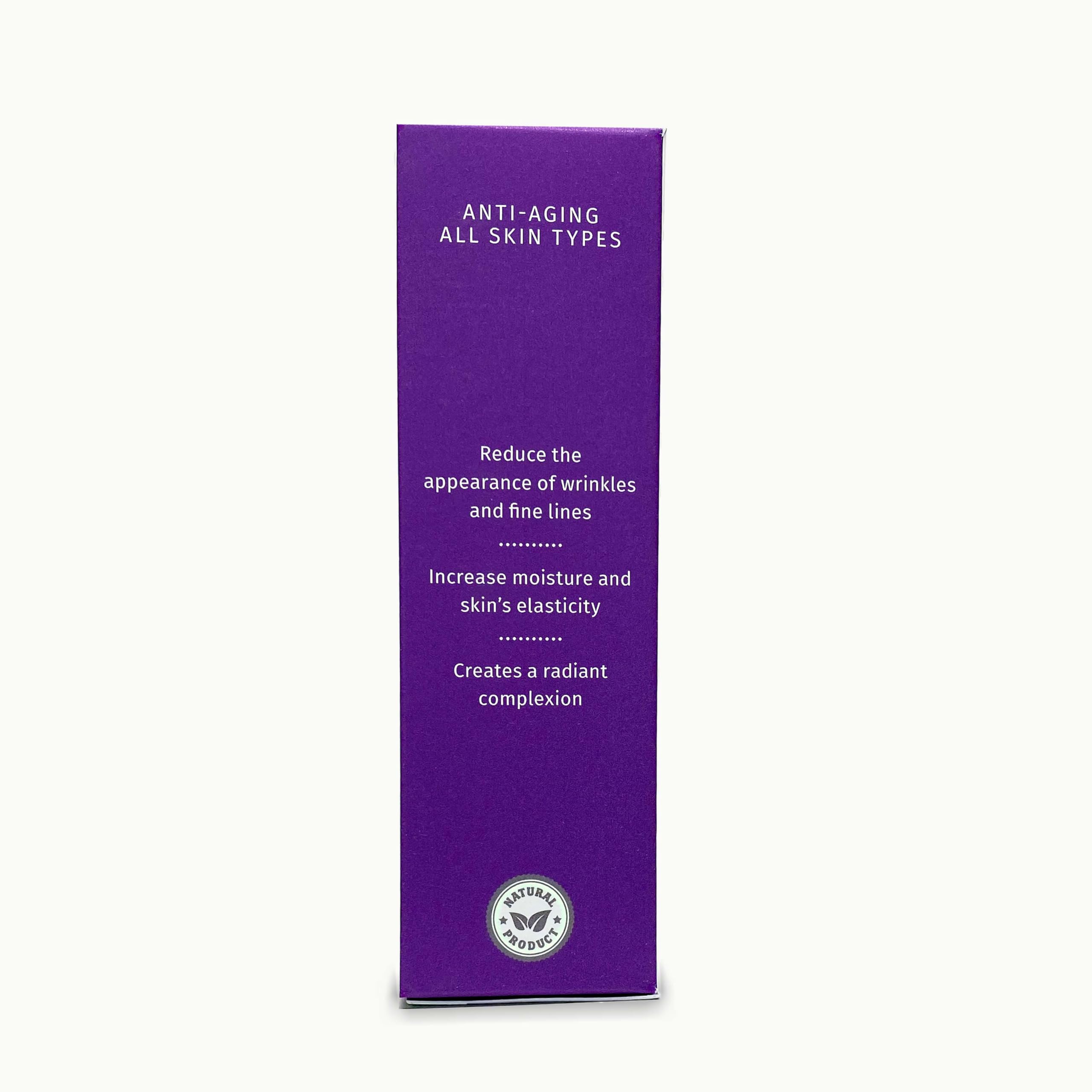 Reviva Labs serum bottle with soft glow suggesting a radiant, healthy glow.