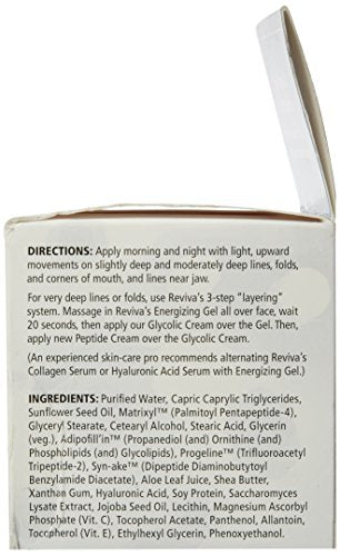 Close-up of ingredients panel reveals peptide and essential oil blends
