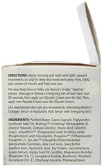 Close-up of ingredients panel reveals peptide and essential oil blends