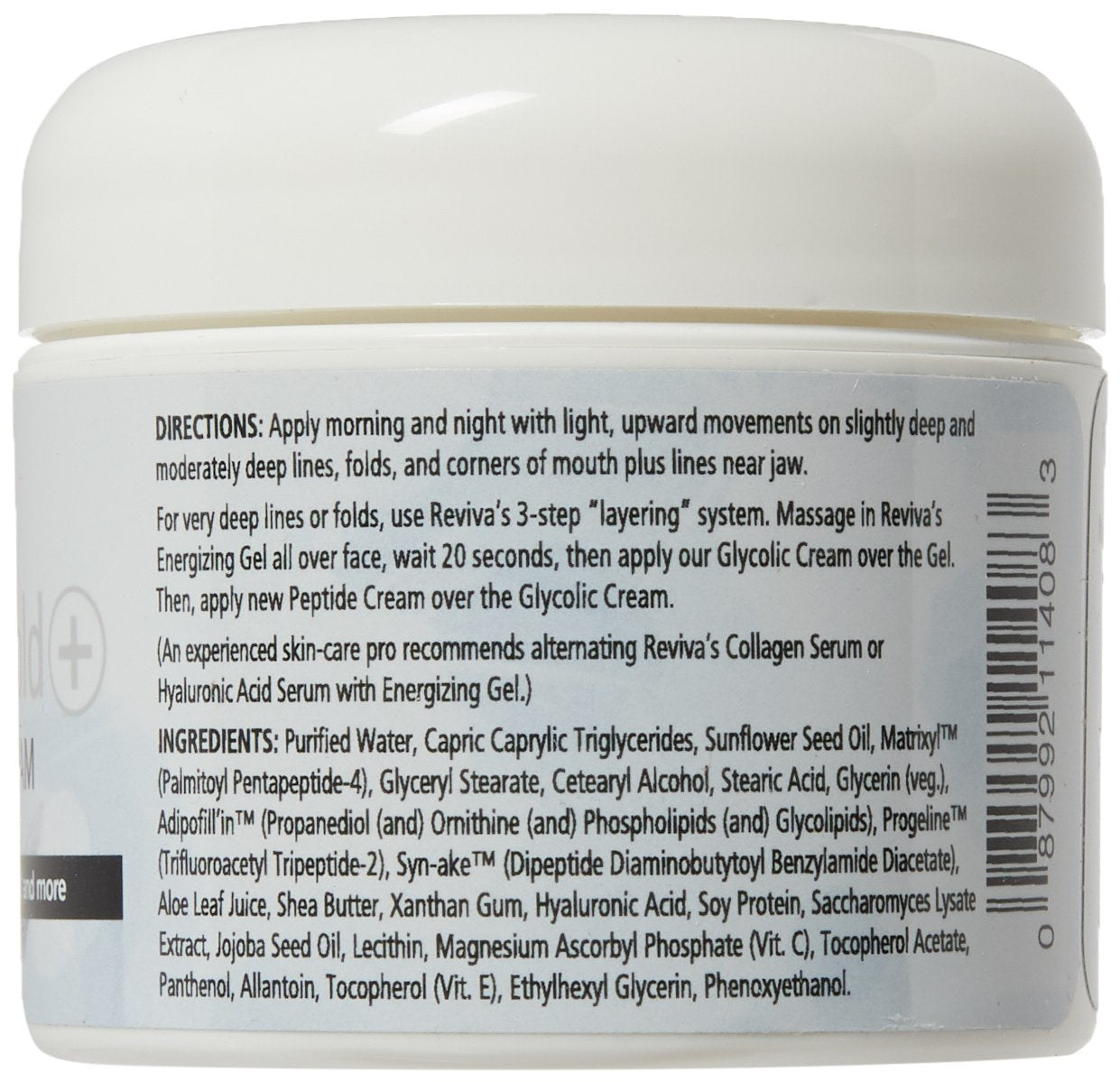 Texture swatch displays creamy consistency ideal for facial application