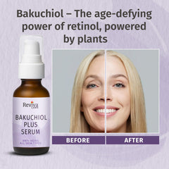 Reviva Labs Bakuchiol Serum with artichoke extract detail for nourished skin.