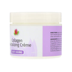 Reviva Labs Elastin-DMAE Night Creme packaging box displayed on vanity suggesting premium night care