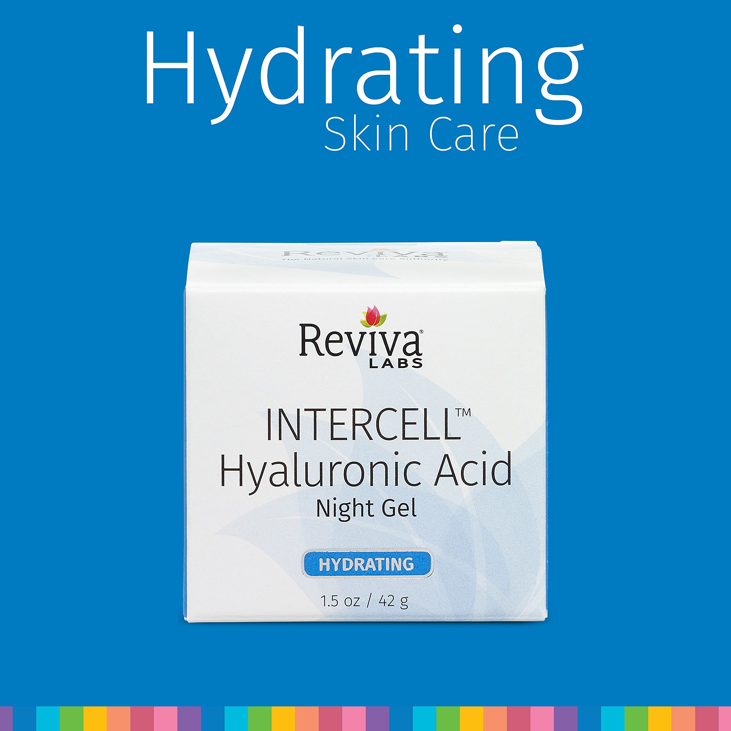 Close view of hyaluronic acid ingredient in Reviva Labs gel