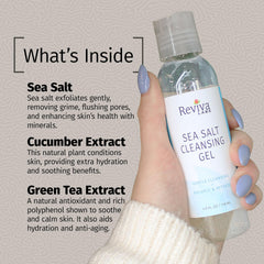 Reviva Labs Sea Salt Face Wash suitable for sensitive skin