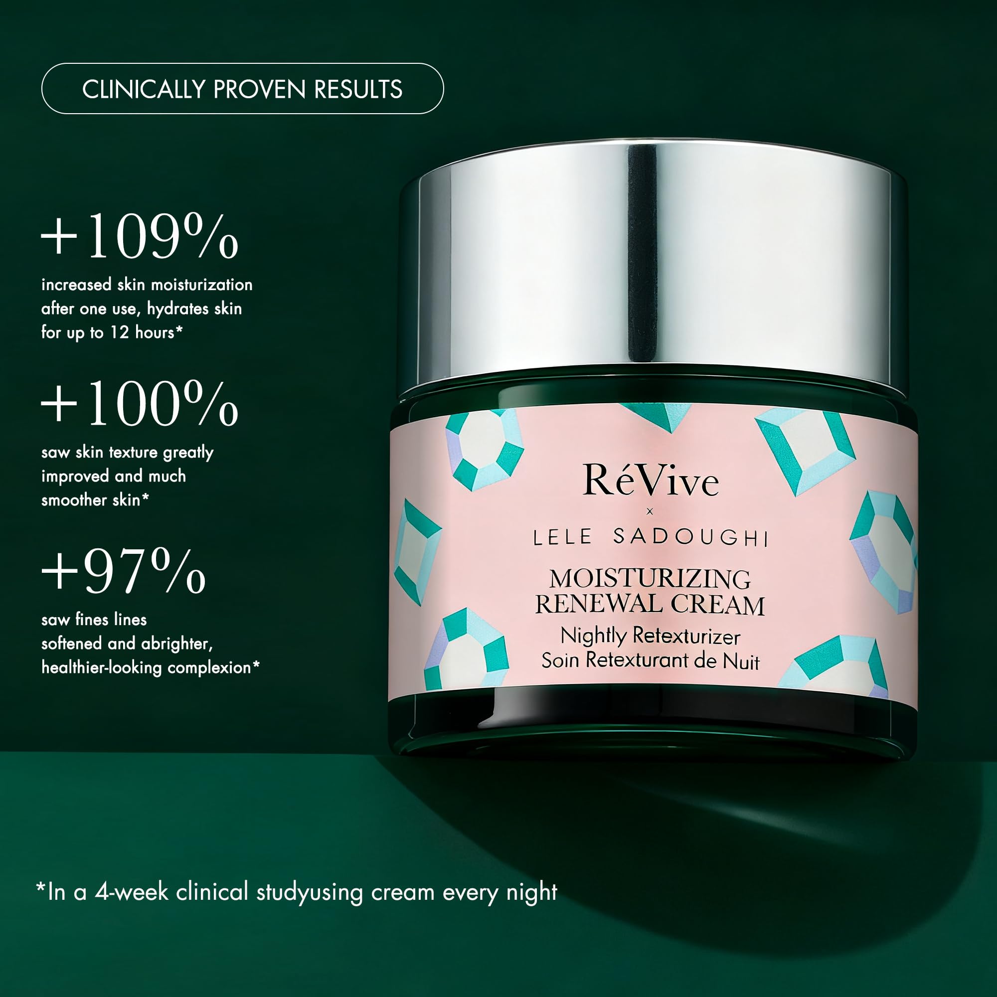 RéVive Bio-Renewal peptide illustration hints renewal support for smoother skin.