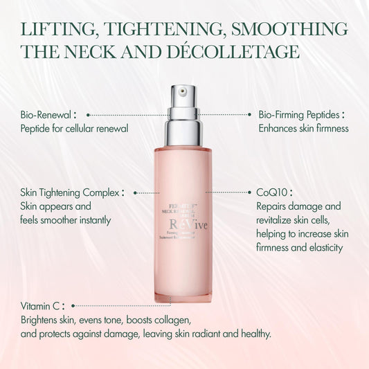 Dual-ended applicator brush designed for precise neck and chest area application.