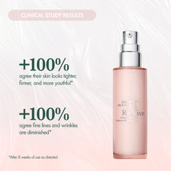 Applying RéVive Fermitif neck serum with the dual-ended brush on the neck.