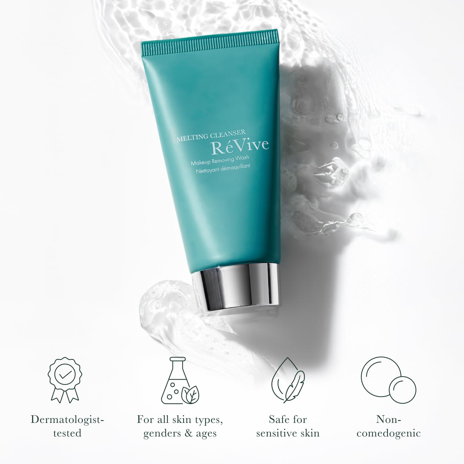 RéVive Melting Face Cleanser dry skin texture after cleansing.