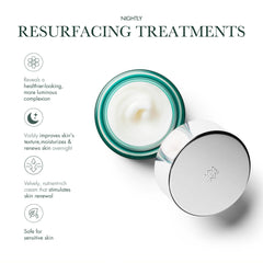 RéVive night cream texture swirl demonstrates rich hydration and renewal.