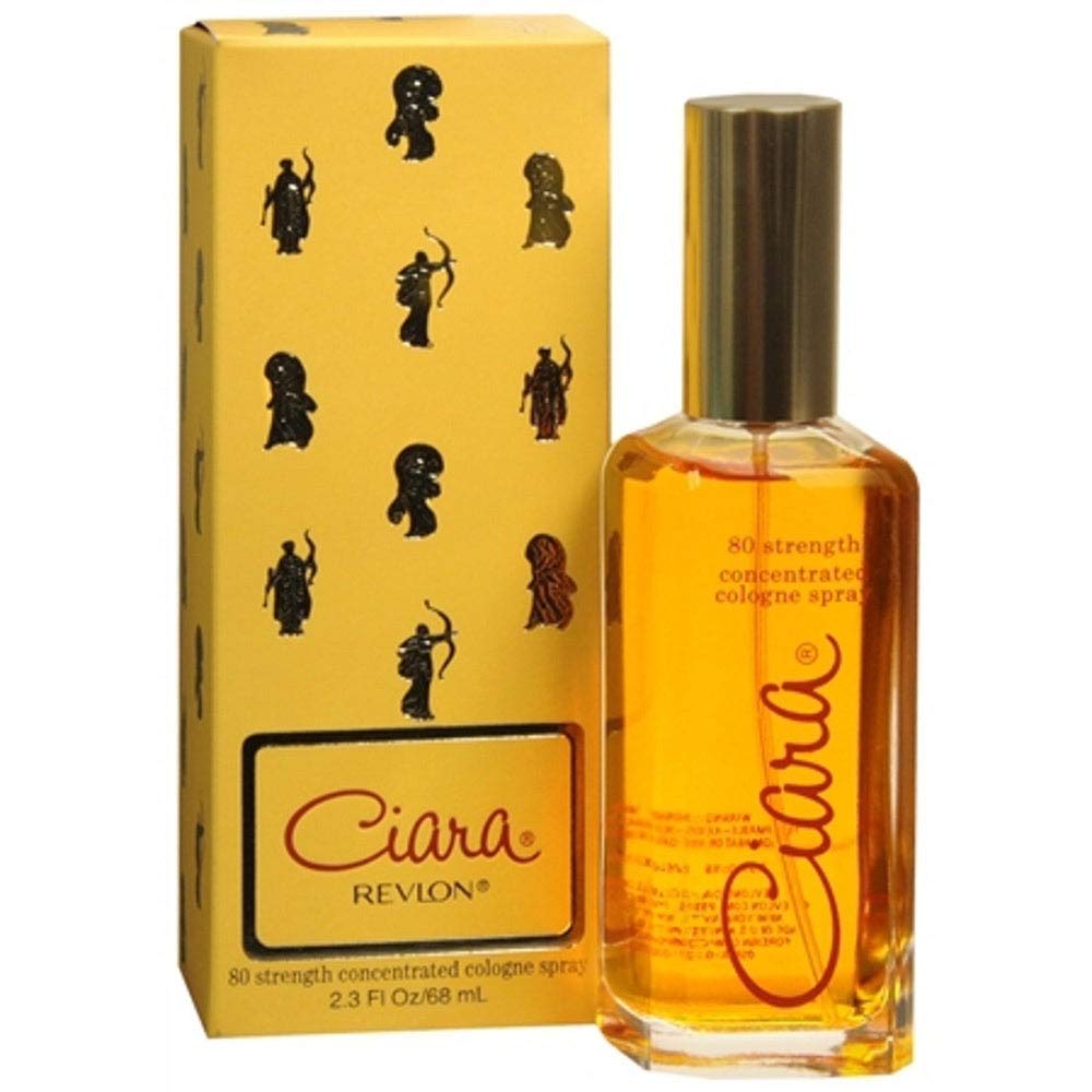 REVLON Ciara bottle on vanity, ideal for romantic evening wear