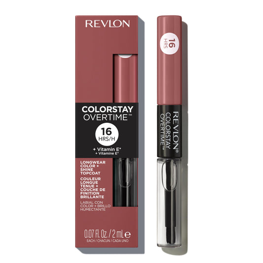 Revlon Clear Gloss top coat bottle highlights shine and moisture on contact.