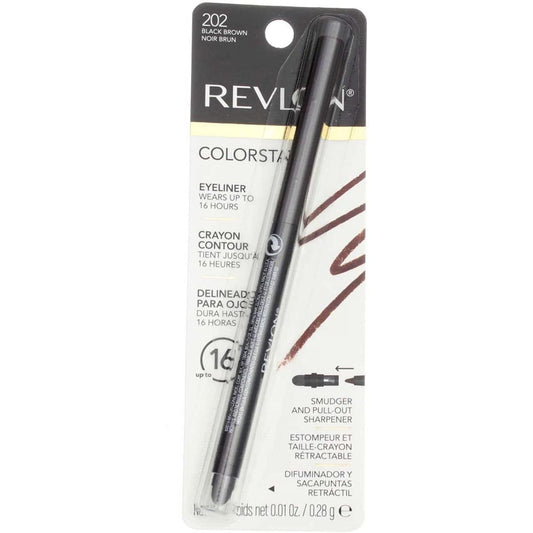 REVLON ColorStay Eyeliner with SoftFlex close-up application for a precise, defined line.