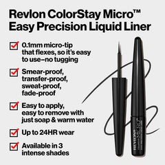 REVLON ColorStay Micro Tip Liner applied to eye for natural definition in daily looks.