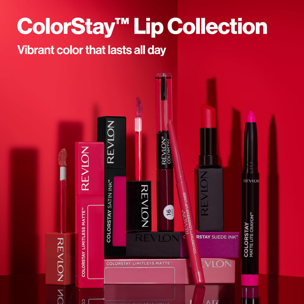 Revlon ColorStay overtime packaging showcases dual-ended design for easy use.