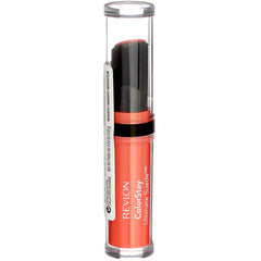 REVLON ColorStay Ultimate Suede Cruise lipstick longwear test demonstrates reliable color.