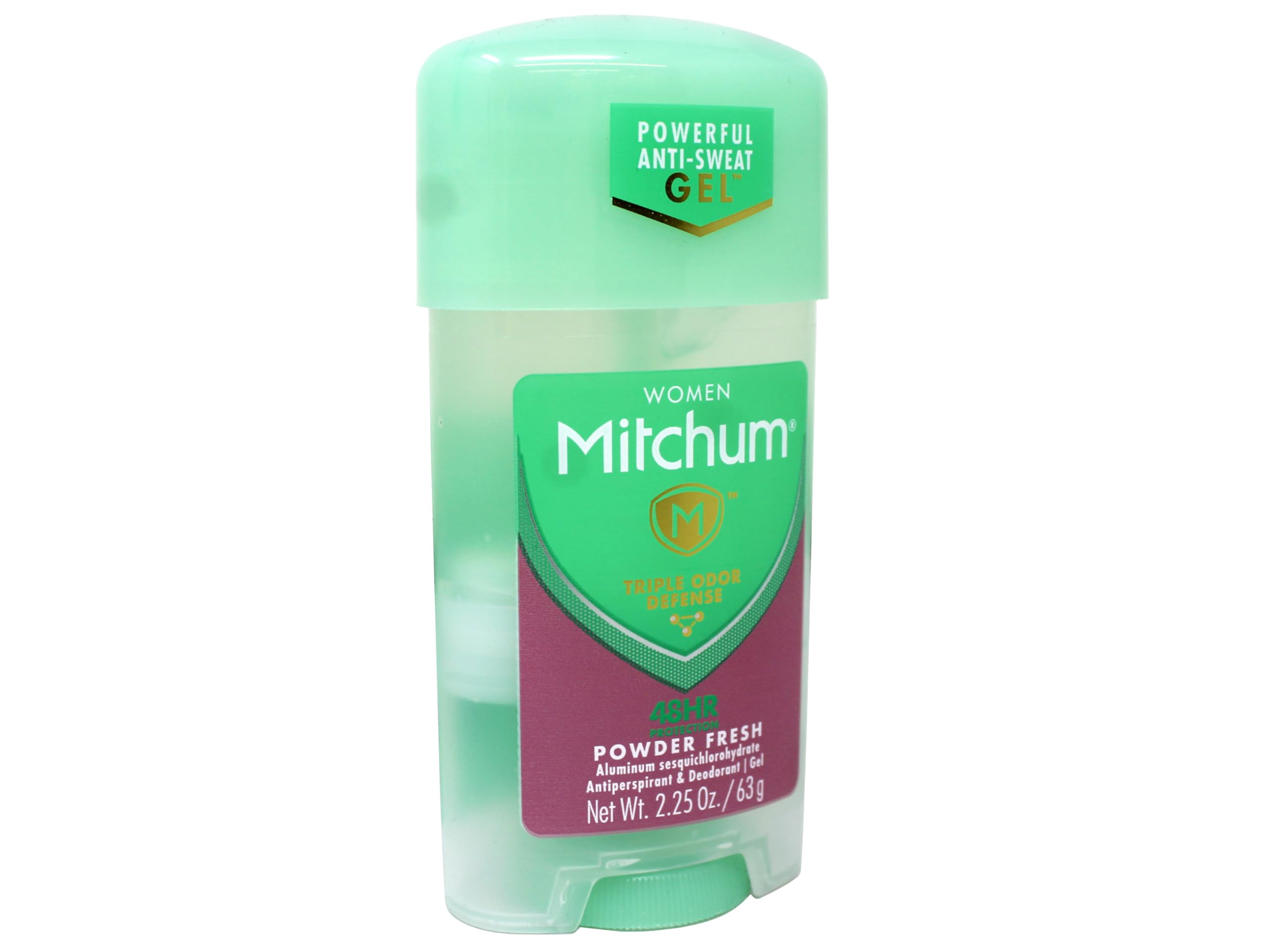 REVLON Mitchum Gel Powder Fresh scent offers light refreshment.