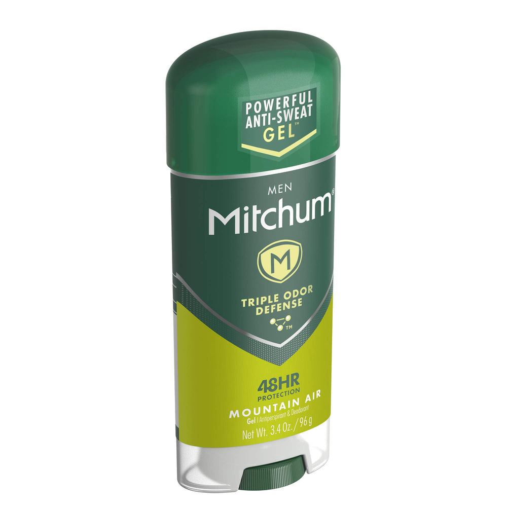 REVLON Mitchum Mountain Air application showing smooth, invisible gel