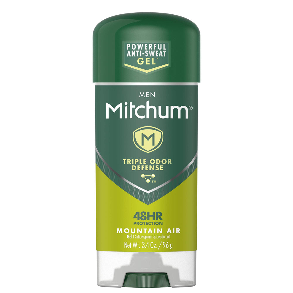 REVLON Mitchum Mountain Air bottle with clear gel for discreet daily protection
