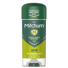 REVLON Mitchum Mountain Air bottle with clear gel for discreet daily protection