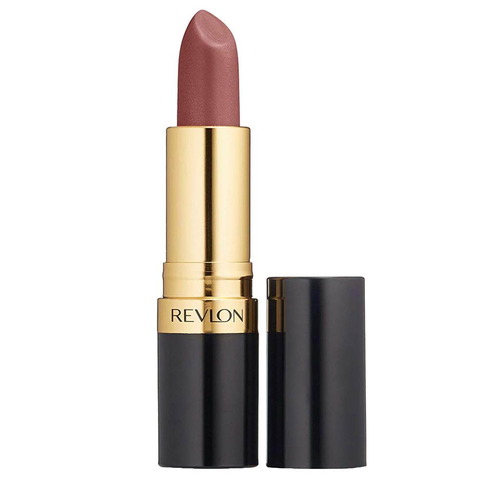 REVLON Super Lustrous Lipstick Creme Plumalicious 465 swatch for vibrant, long-lasting color.