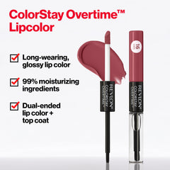 Revlon Vitamin E conditioning base shows nourishing feel before lip color.