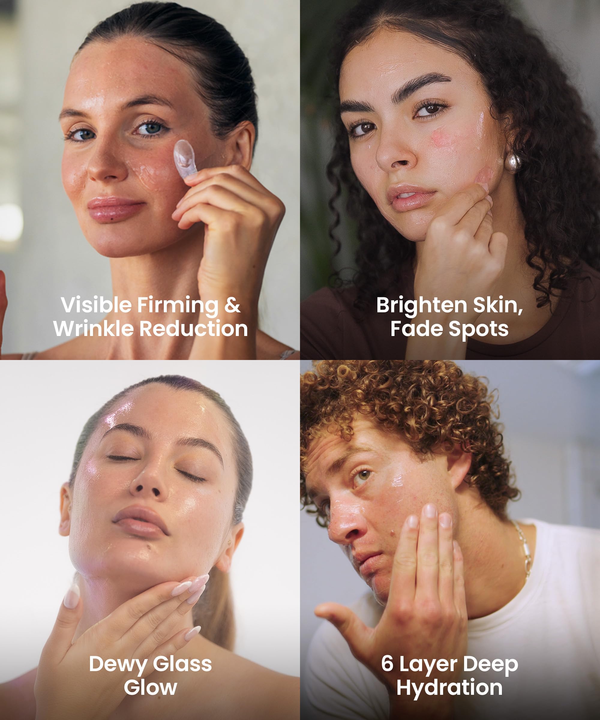 Texture swirl of REVO Collagen Jelly illustrating rich hydration and quick absorption