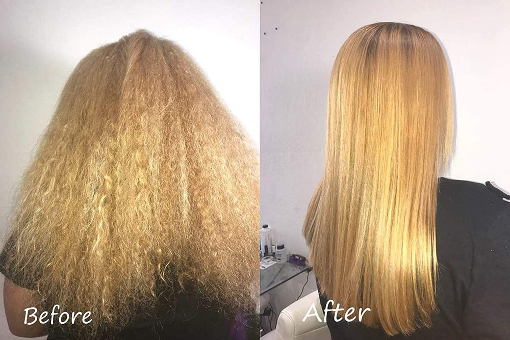 Reyliff keratin 32oz with application gloves for clean, easy handling.
