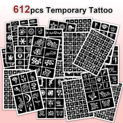 RFENLY 612 stencils provide versatile designs for quick, professional-looking tattoos.