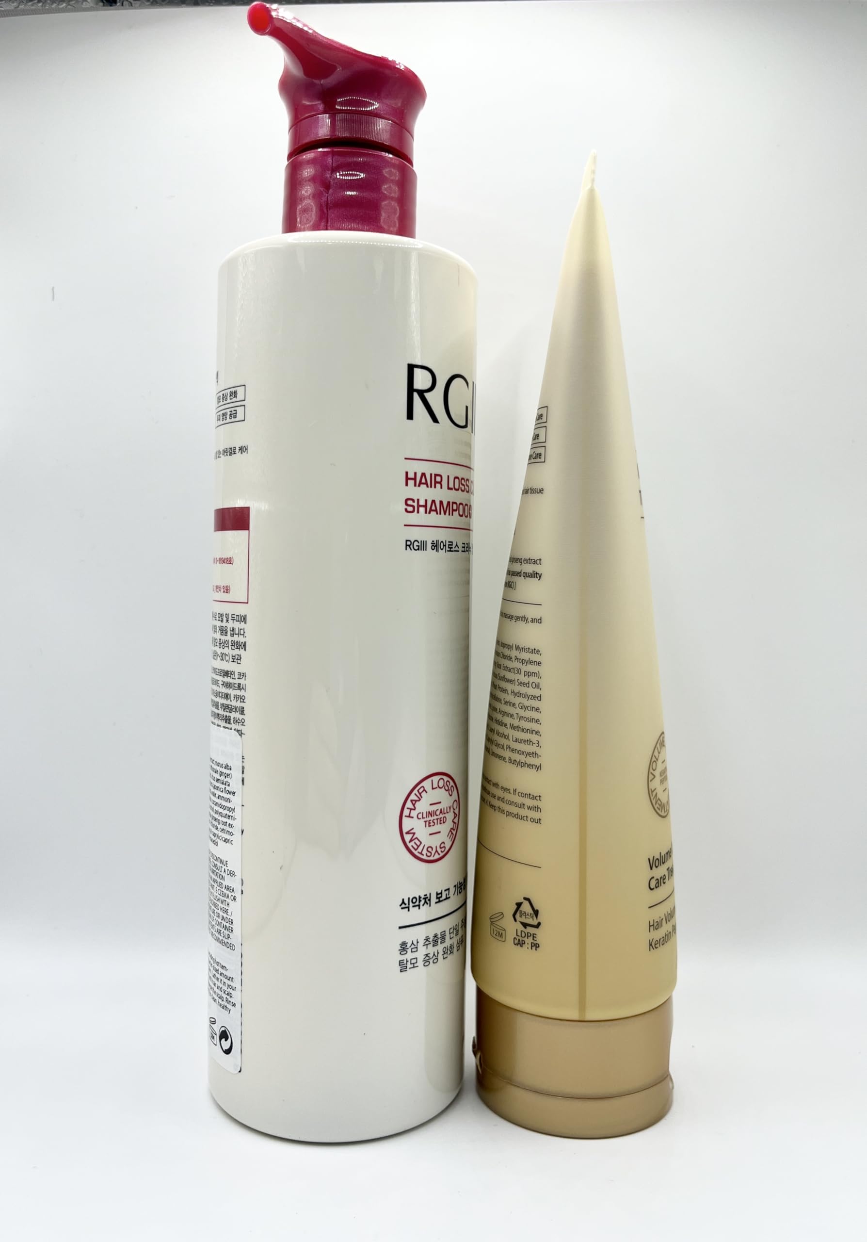 RGIII Made in Korea stamp on bottle.