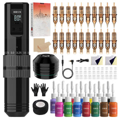 RHEIN RNE40KIT-1 wireless tattoo machine enables precise linework and mobility.