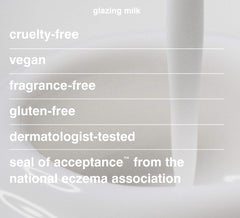 Rhode Glazing Milk neck-decollete-application on skin for targeted hydration