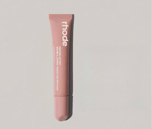 Rhode Lip Tint Toast Rose Taupe offers glossy, hydrating color for everyday lips