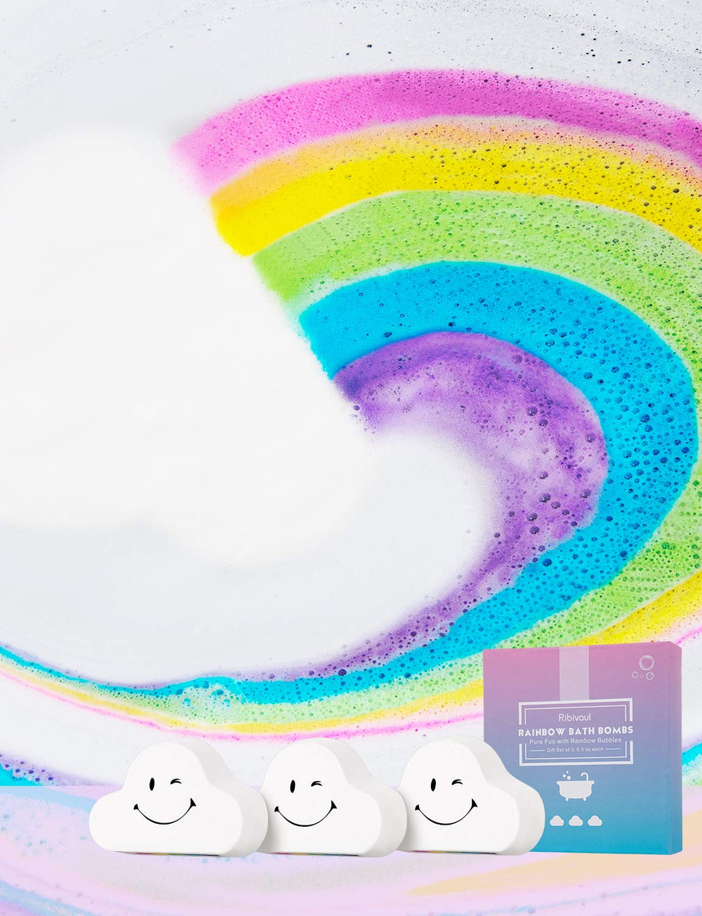 Ribivaul kids-friendly bath time with colorful water