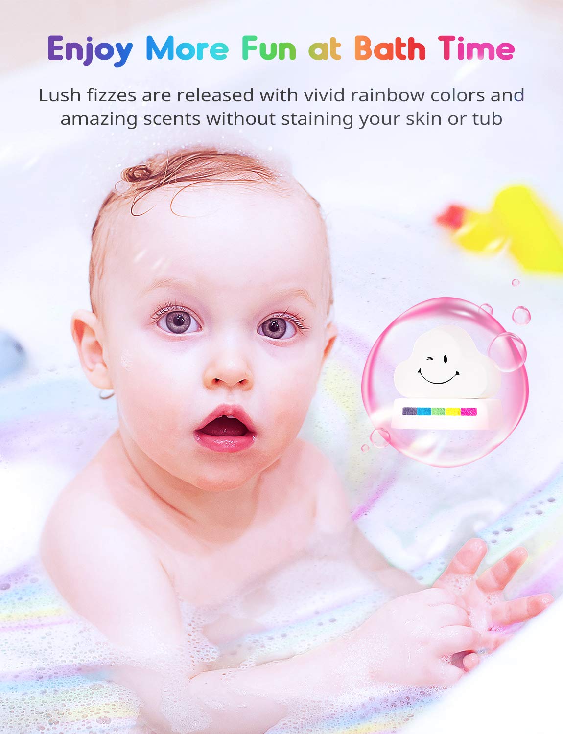 Ribivaul moisturizing bath bomb softens skin after bath