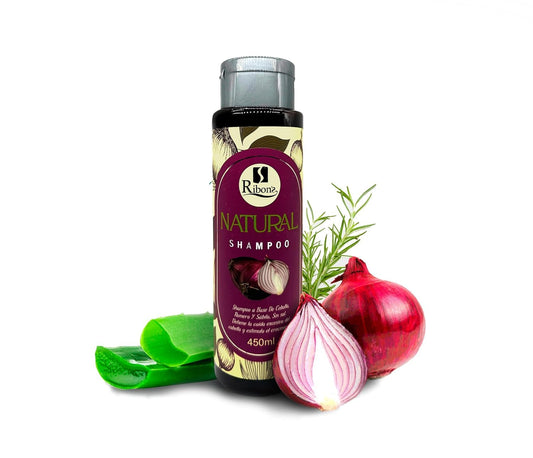 Ribon's aloe vera shampoo application highlights soothing, sulfate-free cleansing.