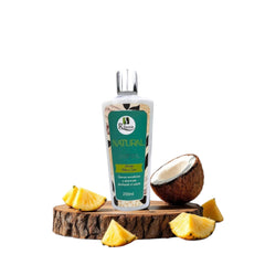 Ribon's hair treatment close-up suggests detangling and smooth hair.