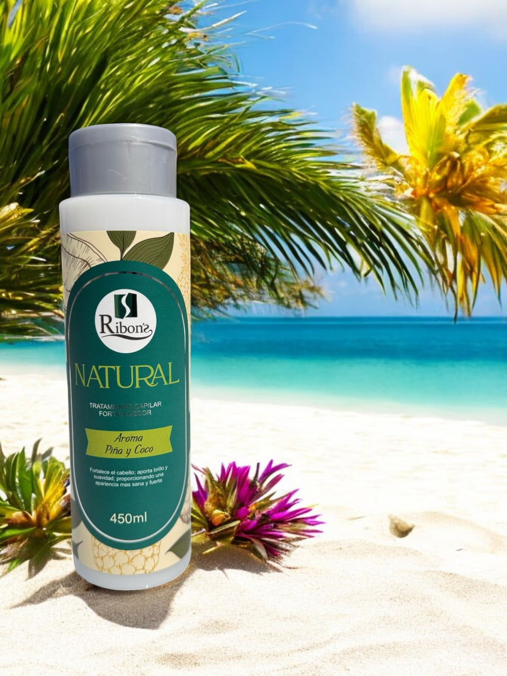 Ribon's rosemary hair shampoo foam emphasizes strengthened roots and vitality.