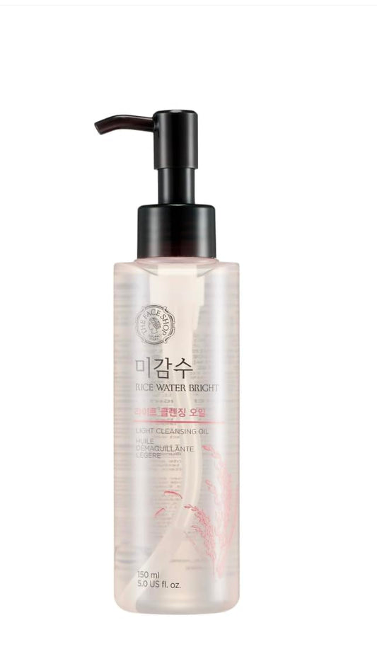 Rice Water Bright Light Cleansing Oil bottle for gentle cleansing and hydration.