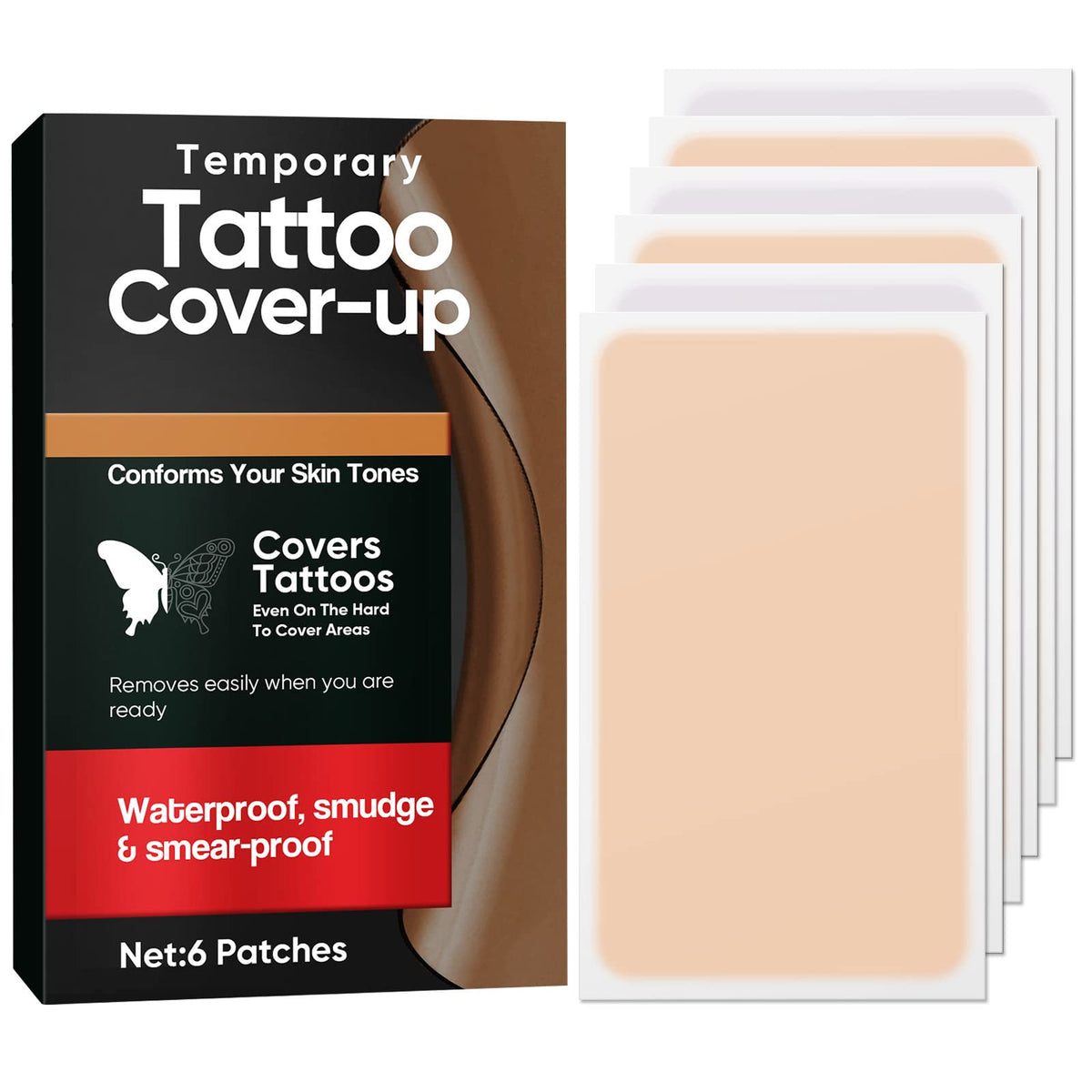 Richie House Tattoo Cover Up Tape packaged for quick, discreet application.