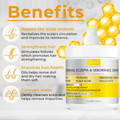 Rida Hair Research Institute conditioner applied to scalp for nourished roots
