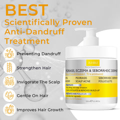 Rida Hair Research Institute conditioner with tea tree oil drops for cleansing scalp
