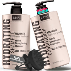 Rida Hair Hydrating Shampoo bottle delivers moisture for dry strands
