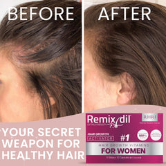 Rida Hair Research Institute daily-use vitamins implying consistent support for thicker hair