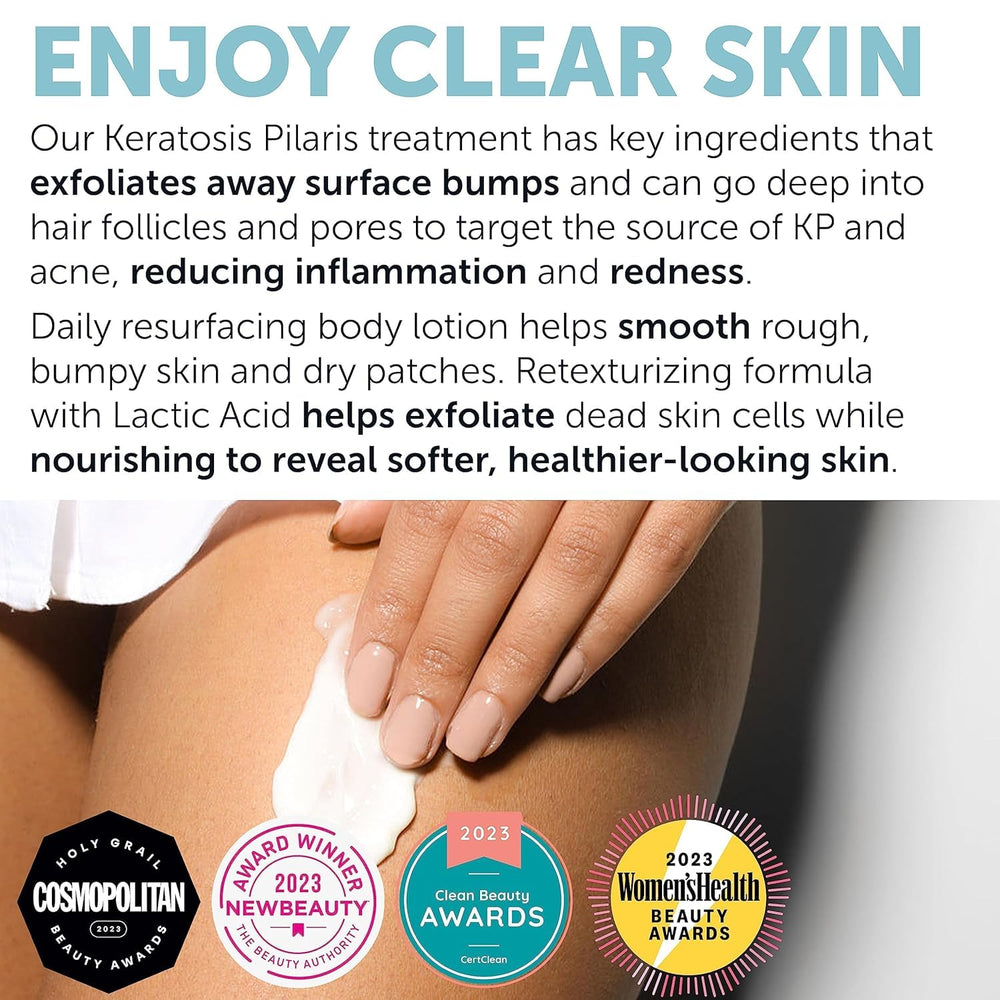 Rida Keratosis Pilaris Lotion provides deep moisture care.