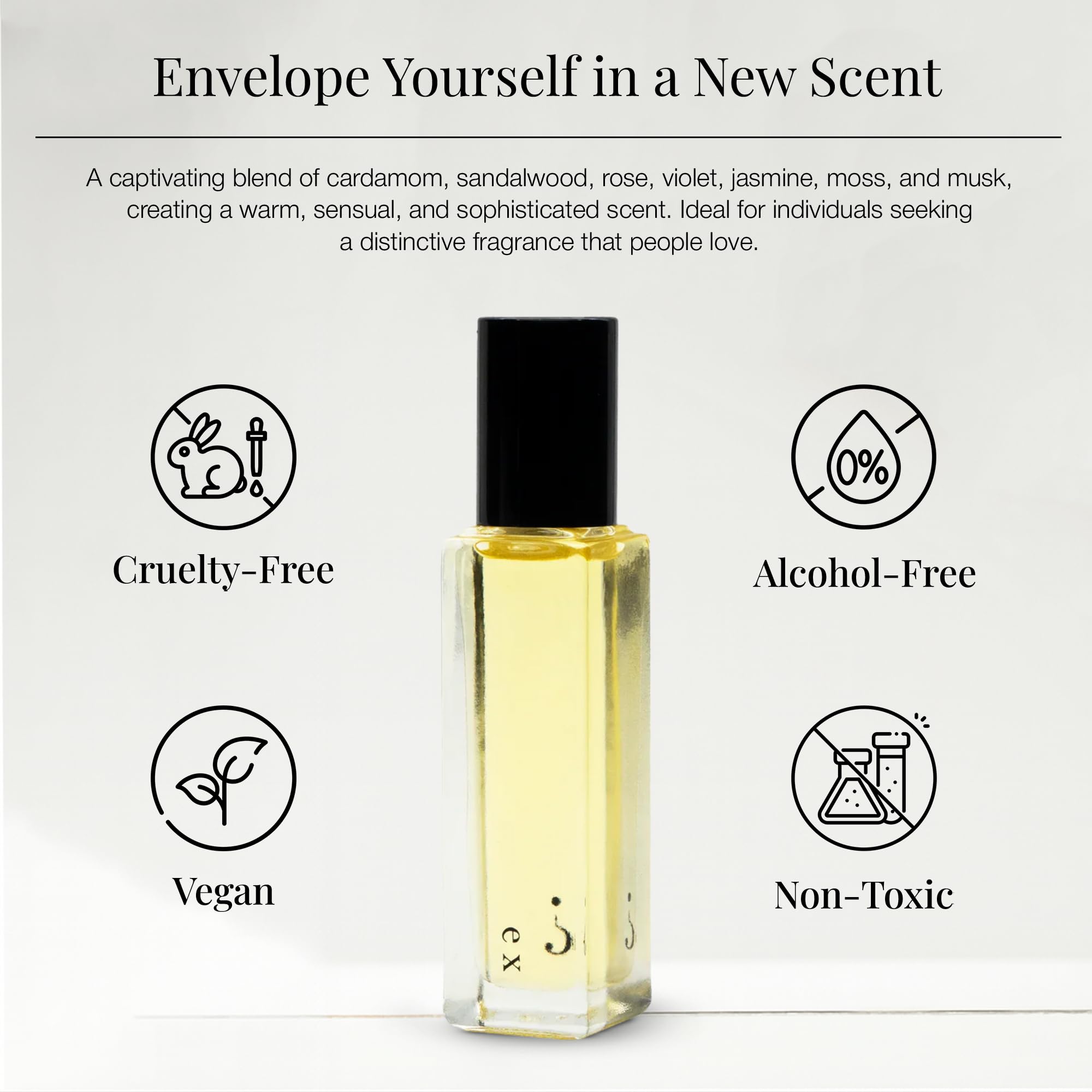 Riddle Ex Roll-On cap application shows easy one-hand use on the go.