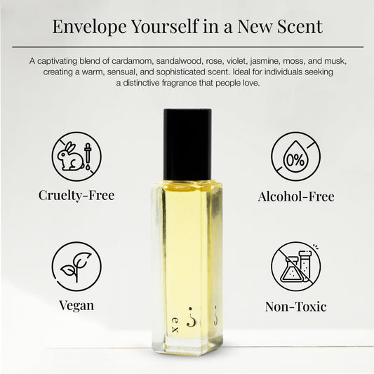 Riddle Ex Roll-On cap application shows easy one-hand use on the go.