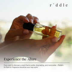 Riddle Ex Roll-On travel size packaging highlights portability for travel.